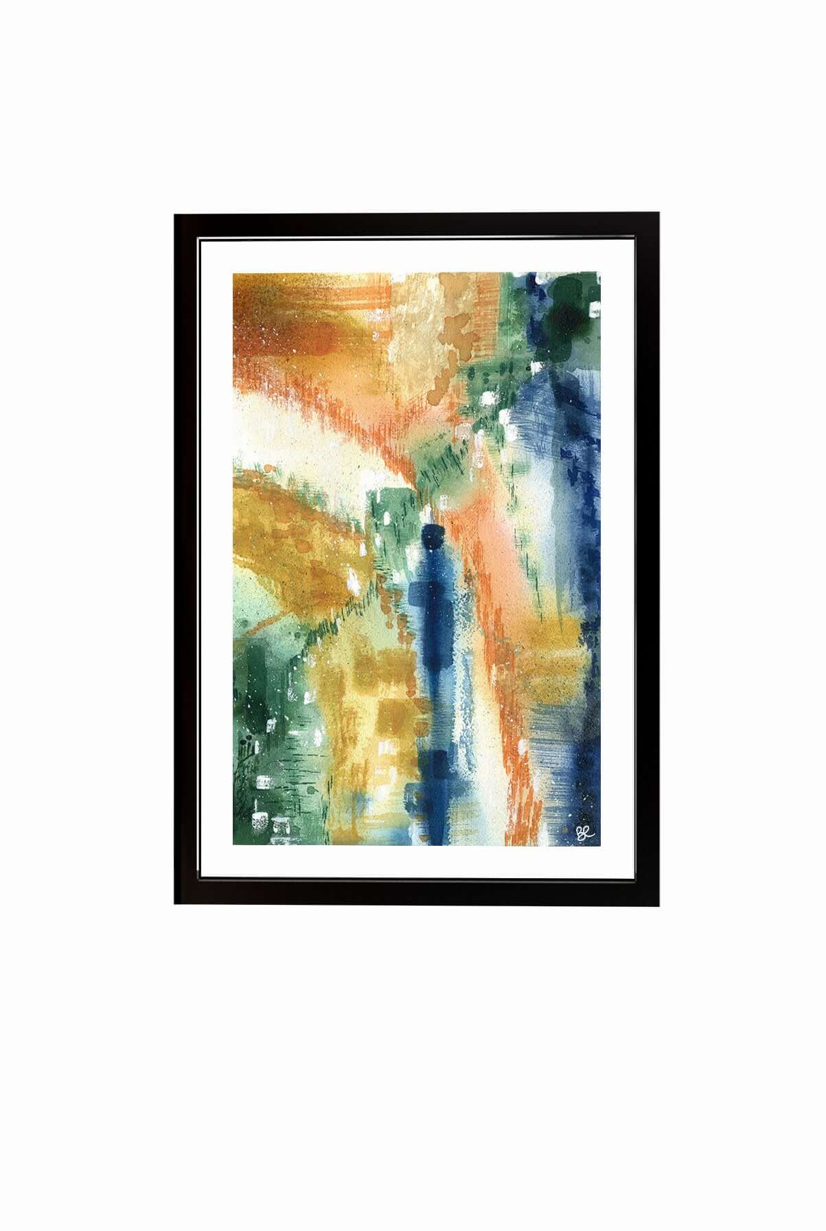 Watercolour Painting framed