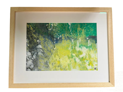 Framed Watercolour Abstract called Tenacity